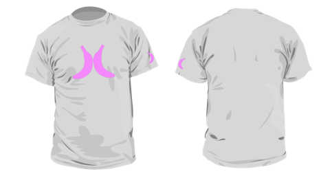 Tee Grey & Pink