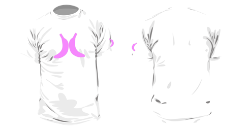 Tee White & Pink